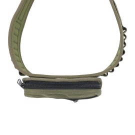 CARTUCHERA DE RIFLE DE CORDURA MULTICAPA DE 16 CELDAS CON...