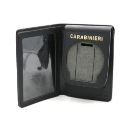 VERTICAL LEATHER WALLET WITHOUT PLAQUE WITH CARABINIERI...