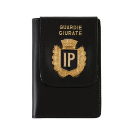 LEATHER WALLET WITH FRIEZE SECURITY GUARDS I.P.