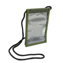 PORTE-CARTES EN NYLON ET TRANSPARENT SQUADRÉ 15x10 CM