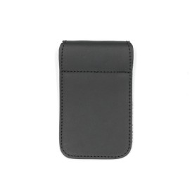 NEUTRAL LEATHER PLAQUE HOLDER
