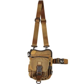 MULTI-POCKET CORDURA SINGLE SHOULDER POUCH H 26 CM L 17 CM