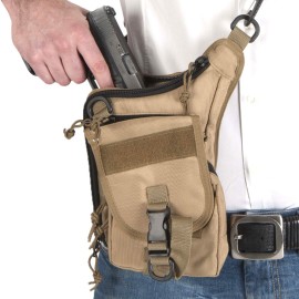 SAC À BANDOULIÈRE MULTI-POCHES EN CORDURA, POCHE FRONTALE...