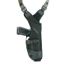 ÉTUI VERTICAL AXILLAIRE DÉFORMÉ EN NYLON AVEC BANDOULIÈRE...