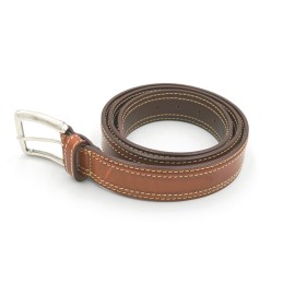 CINTURA IN CUOIO INGRASSATO FOD. CAM. 35