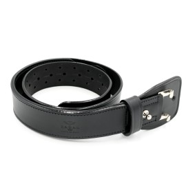 CINTURONE IN CUOIO CON RINFORZI DOPPI F.50