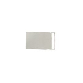 FIBBIA *ORO* A CASSETTA CURVA NEUTRA H. 40 1 BARRA 1 PIOLO